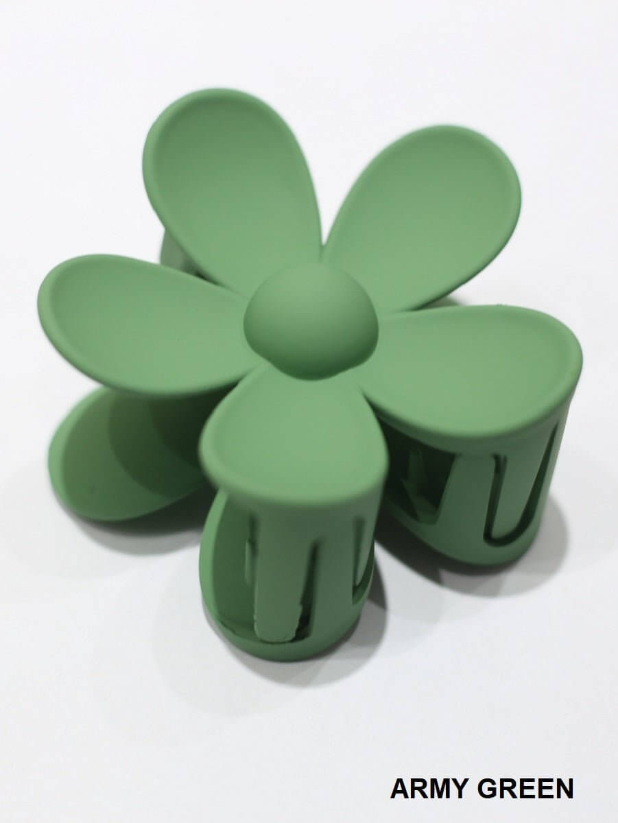 Flower Hair Claw Clip - 3 inch - Lavender Hills BeautyLavender Hills Beauty