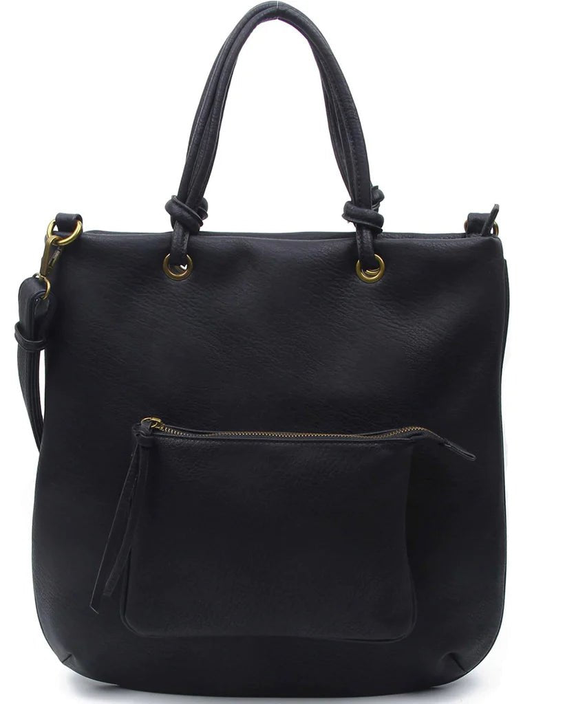 Addison Tote Purse - Black | Vegan Leather - Lavender Hills BeautyAmpere CreationsT102-BLK