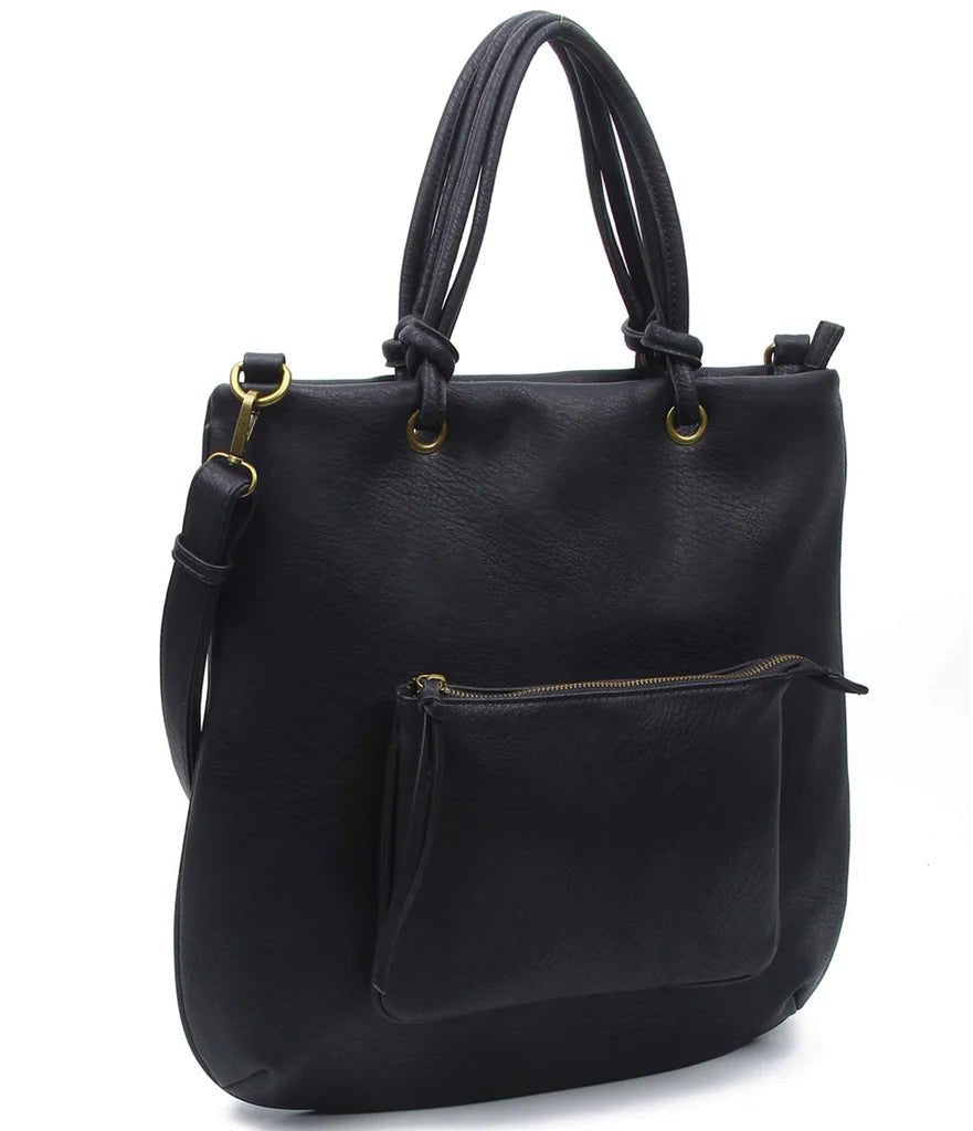 Addison Tote Purse - Black | Vegan Leather - Lavender Hills BeautyAmpere CreationsT102-BLK