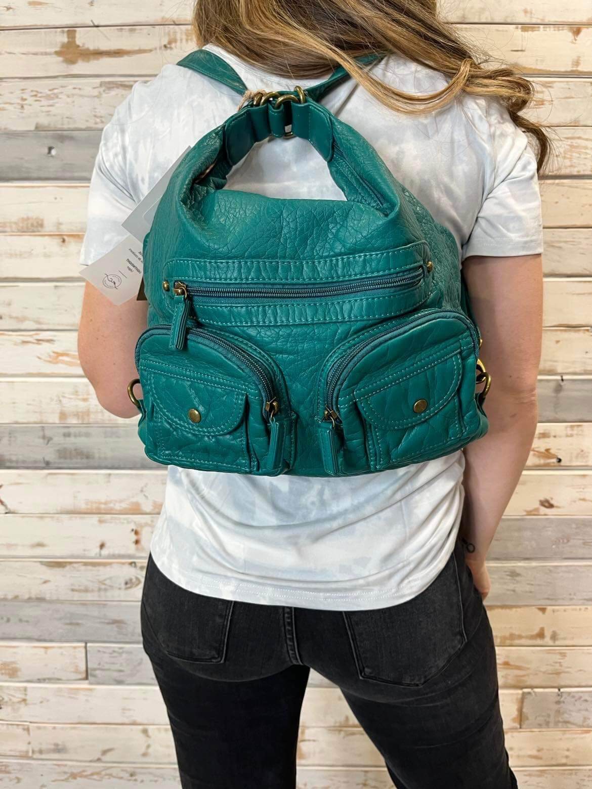 Andee Convertible Crossbody Backpack - Lavender Hills BeautyAmpere Creations