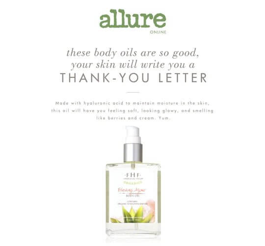 Blushing Agave® Organic Body Oil | FarmHouse Fresh - Lavender Hills BeautyFarmhouse Fresh0713RT