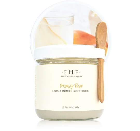 Brandy Pear Liquor Infused Body Polish - Lavender Hills BeautyFarmhouse Fresh