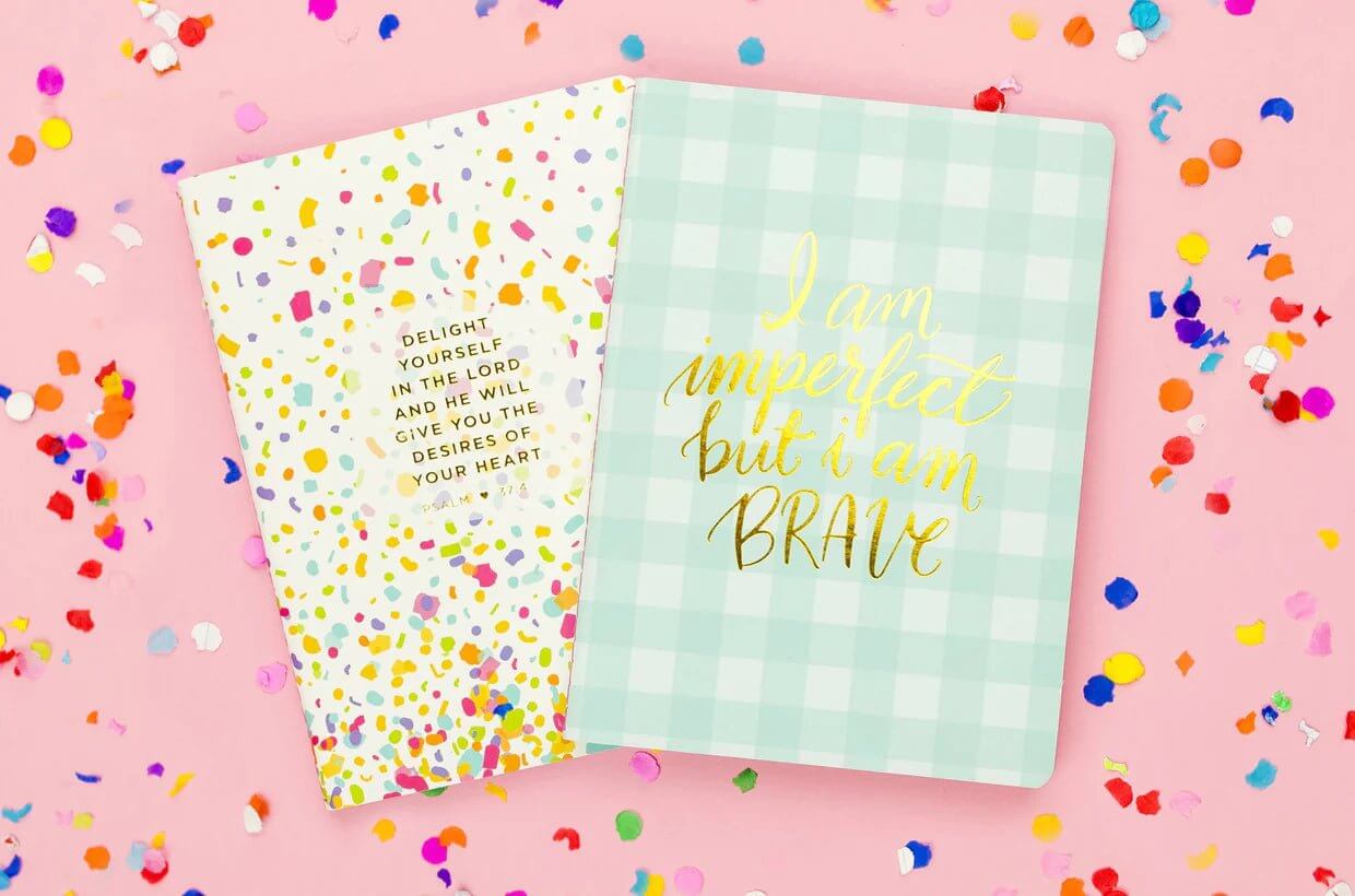 Confetti Prayer Notebook Set of 2 - Lavender Hills BeautyTaylor Elliott DesignsNBK-03