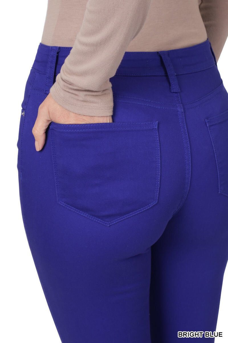 Colored Denim High Rise Skinny Jean - Lavender Hills BeautyZenanaDOP-1542D4
