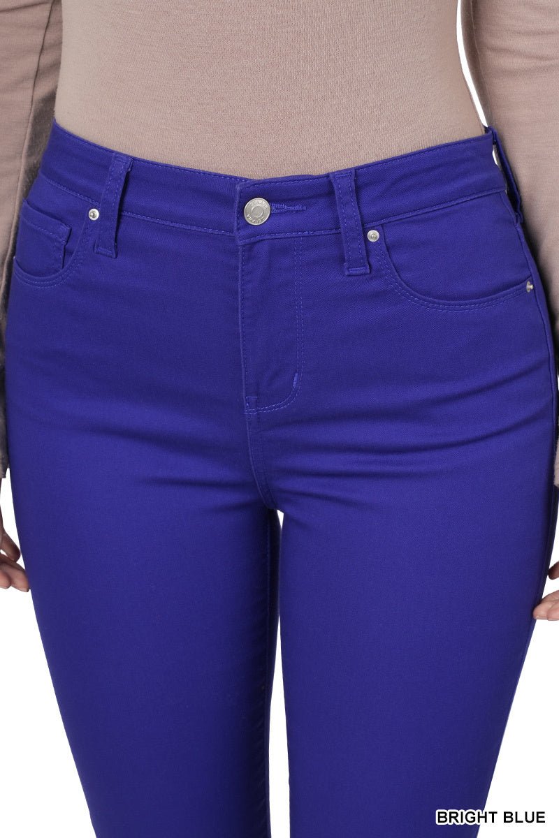 Colored Denim High Rise Skinny Jean - Lavender Hills BeautyZenanaDOP-1542D4