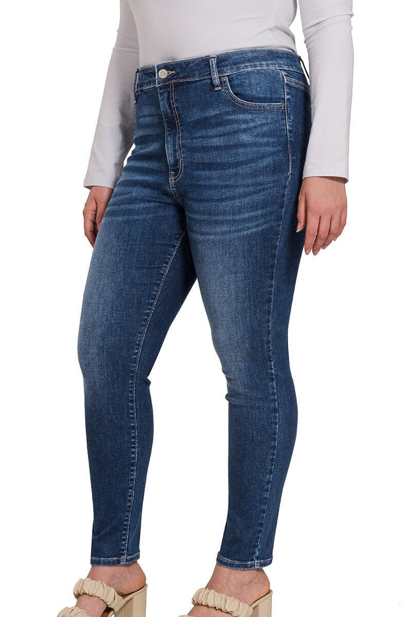 Khloe High Rise Skinny Jean | Zenana - Lavender Hills BeautyZenana