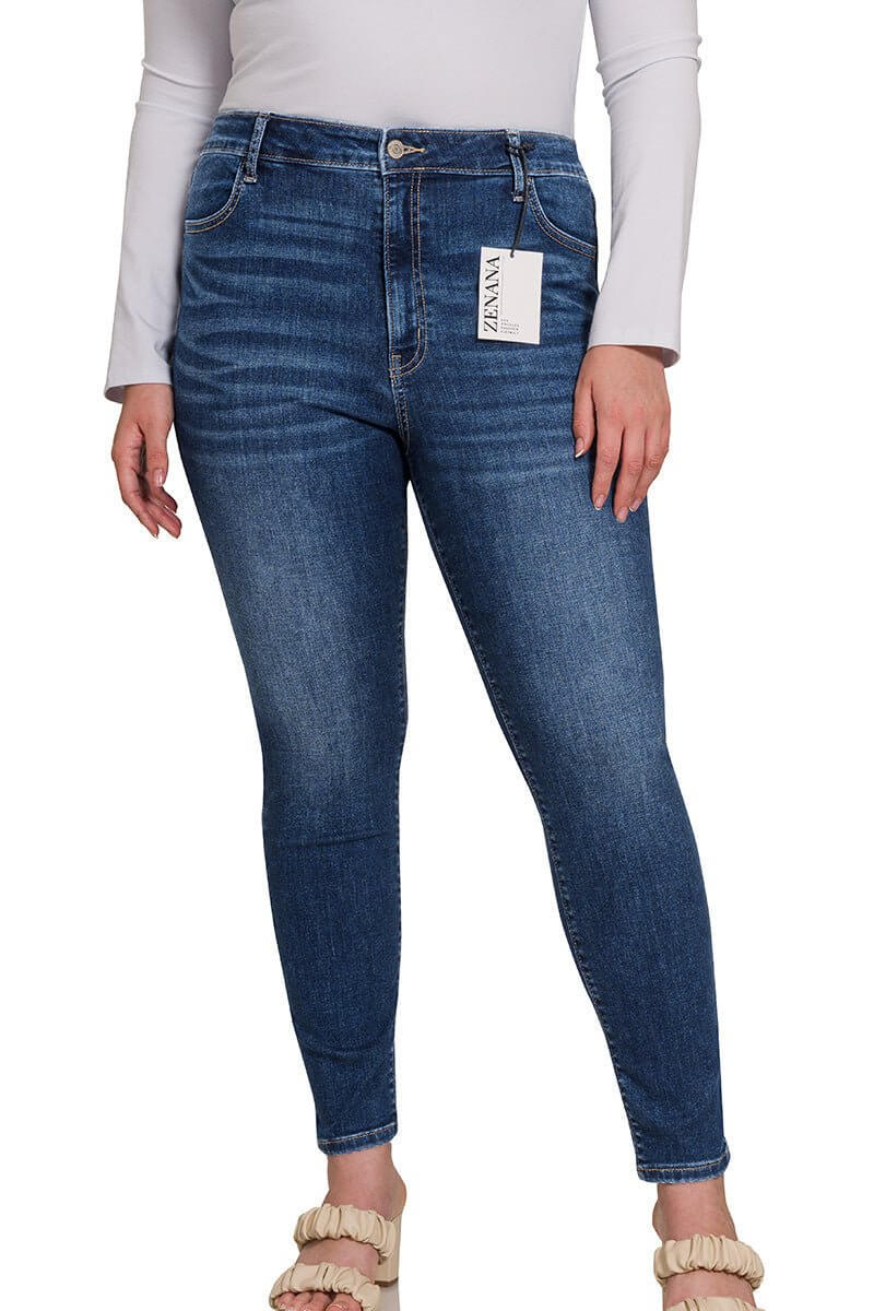 Khloe High Rise Skinny Jean | Zenana - Lavender Hills BeautyZenana