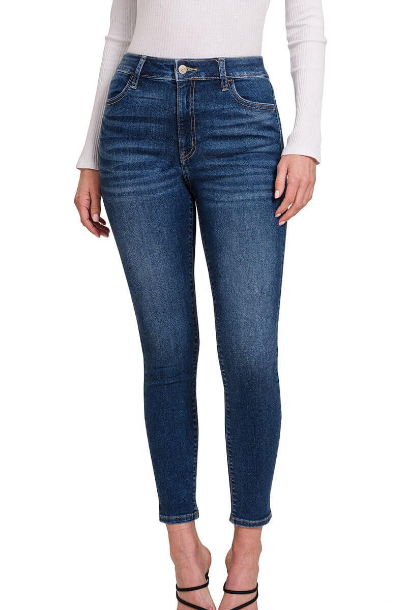 Khloe High Rise Skinny Jean | Zenana - Lavender Hills BeautyZenana