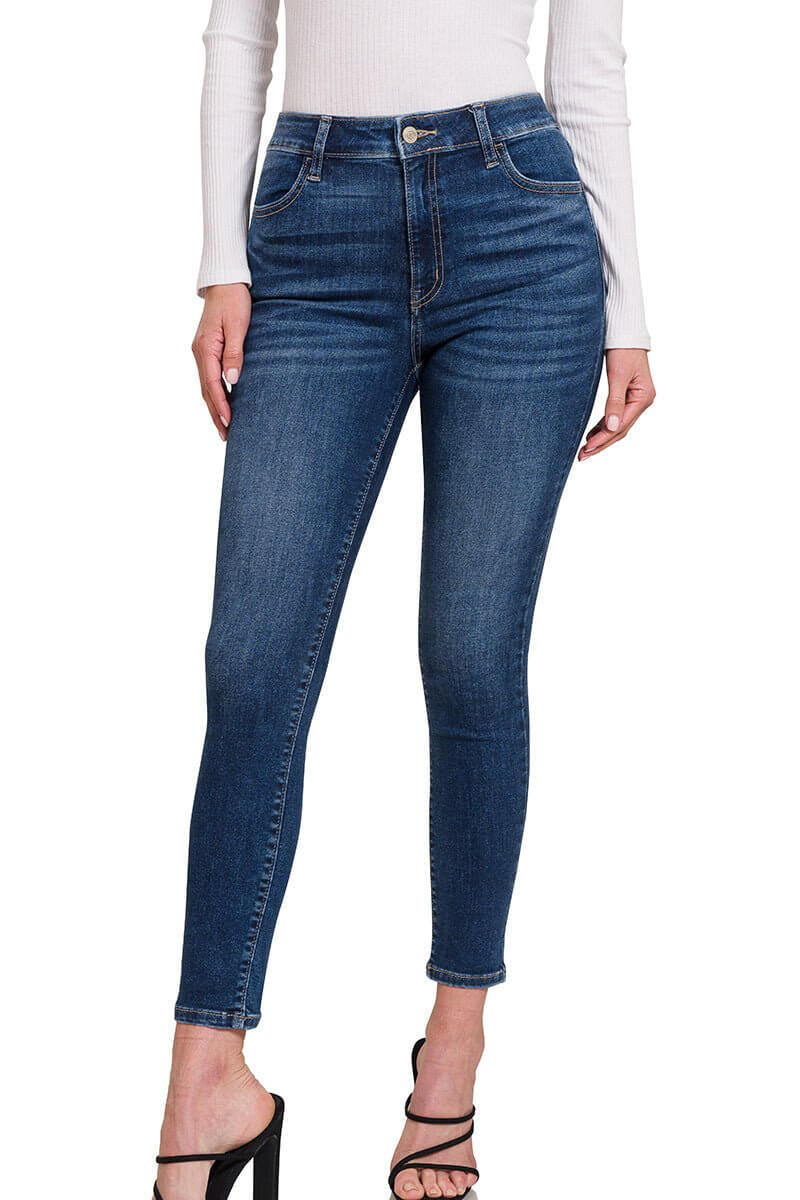 Khloe High Rise Skinny Jean | Zenana - Lavender Hills BeautyZenana