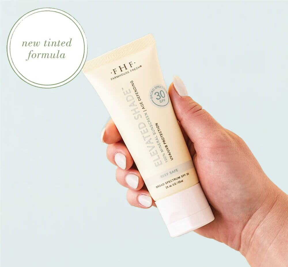 Elevated Shade 100% Mineral Sunscreen - Tinted Formula | FarmHouse Fresh - Lavender Hills BeautyFarmhouse Fresh