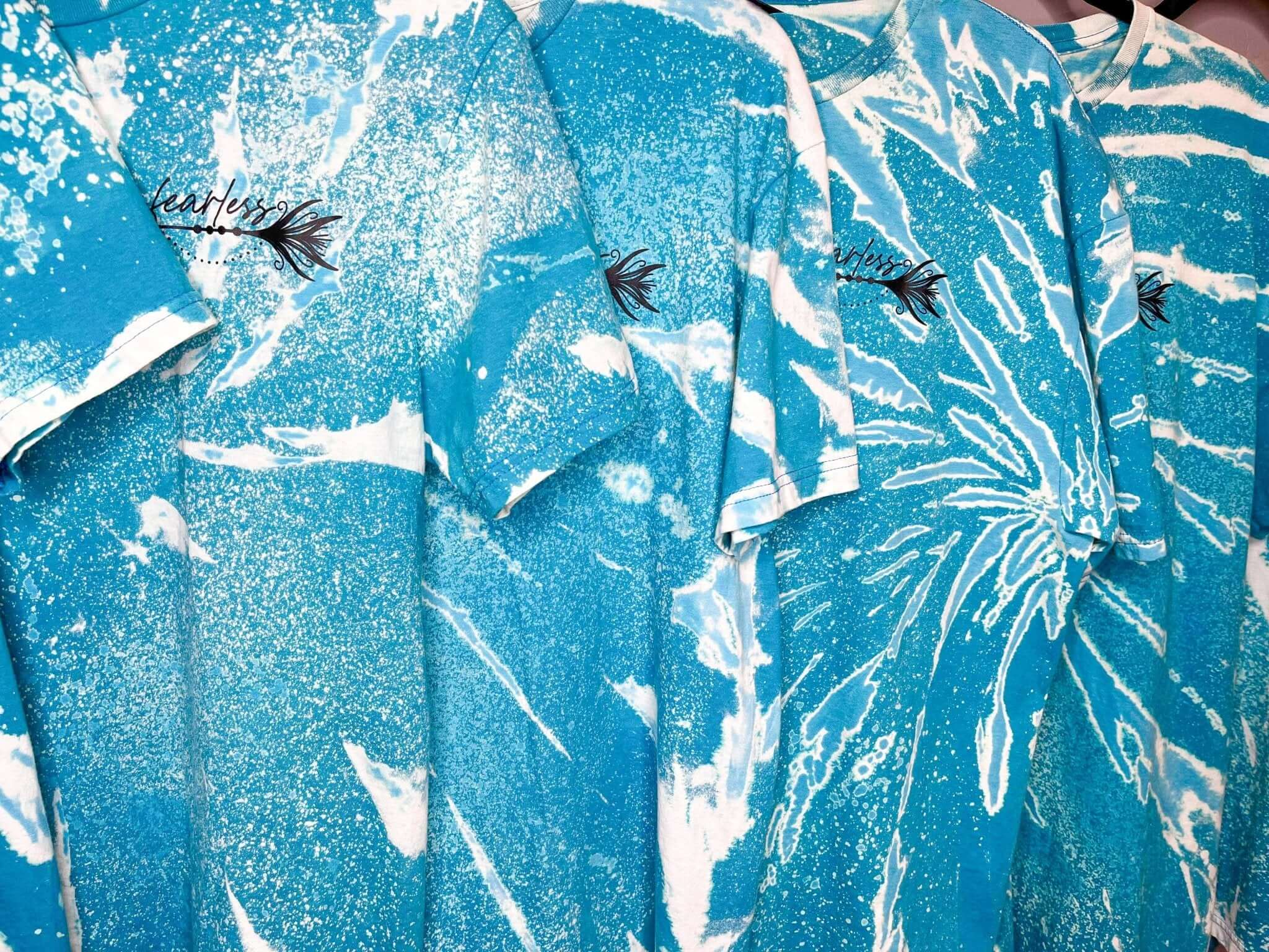 Fearless Sunflower Tye Die Short Sleeve T-Shirt - Lavender Hills BeautyLavender Hills Beauty Studio