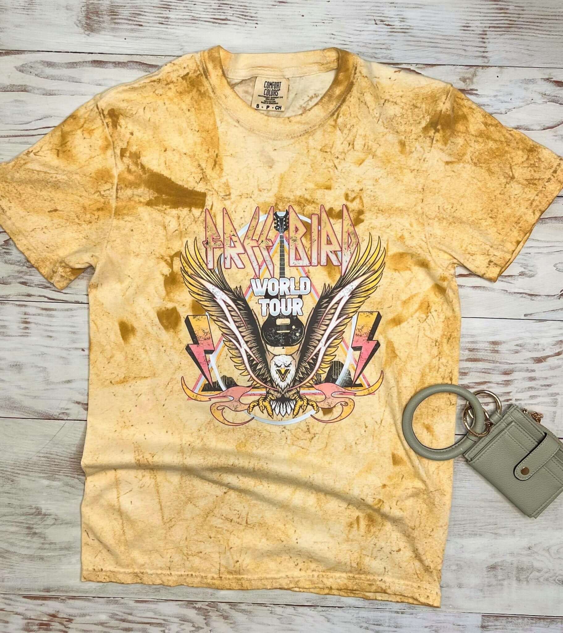 Free Bird World Tour Short Sleeve T-Shirt - Lavender Hills BeautyLavender Hills Beauty Studio