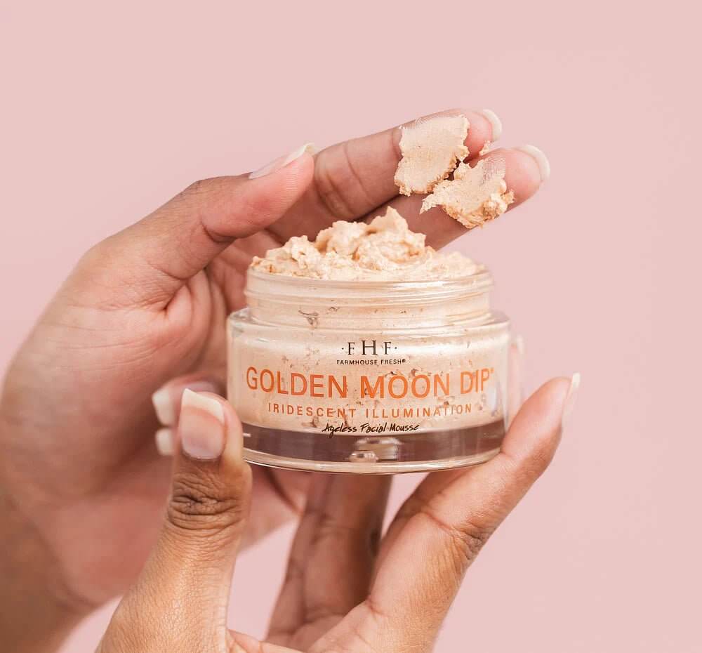 Golden Moon Dip® Illumination Facial Mousse with Peptides + Retinol - Lavender Hills BeautyFarmhouse Fresh13844RT