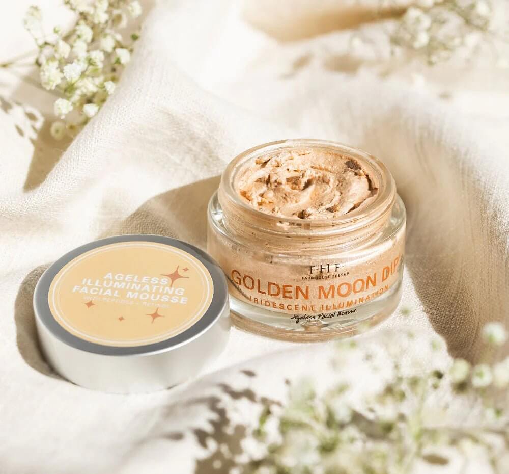 Golden Moon Dip® Illumination Facial Mousse with Peptides + Retinol - Lavender Hills BeautyFarmhouse Fresh13844RT