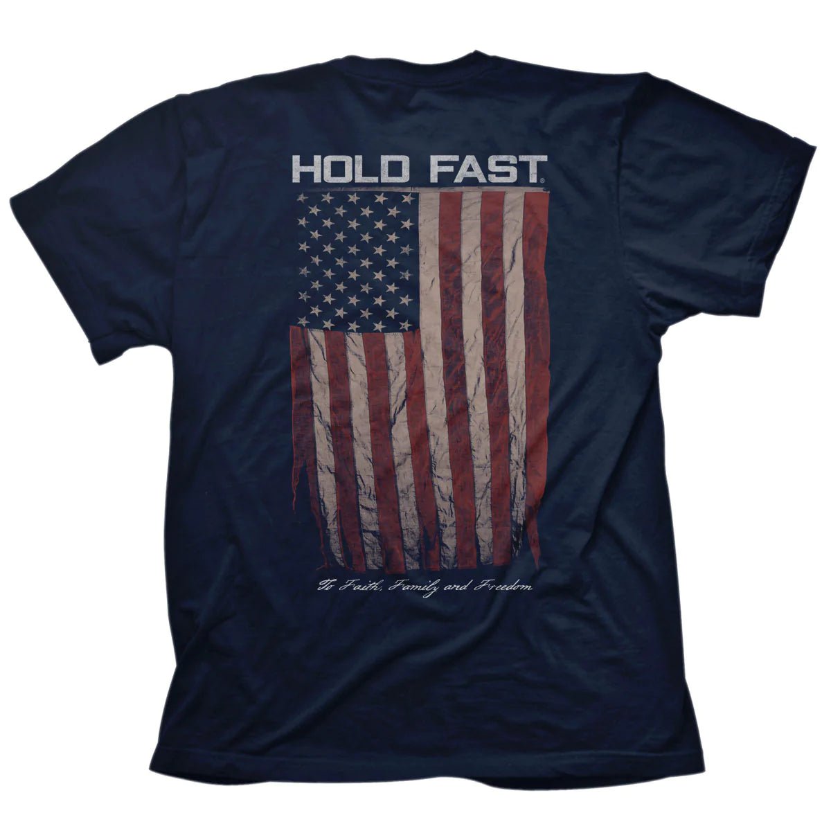 HOLD FAST Mens T-Shirt Battle Flag - Lavender Hills BeautyKerussoKHF4269MD