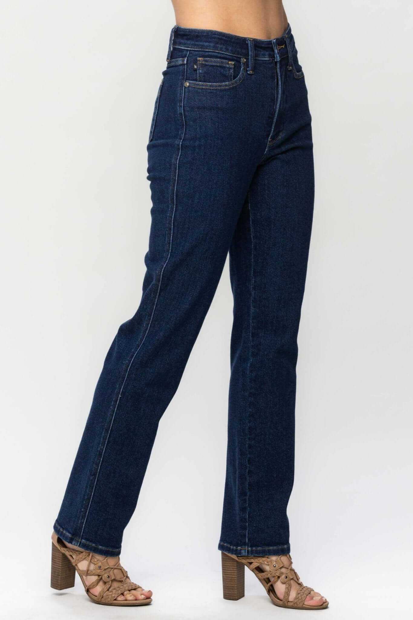 Josie Tummy Control Classic Straight Jeans - Lavender Hills BeautyJudy Blue