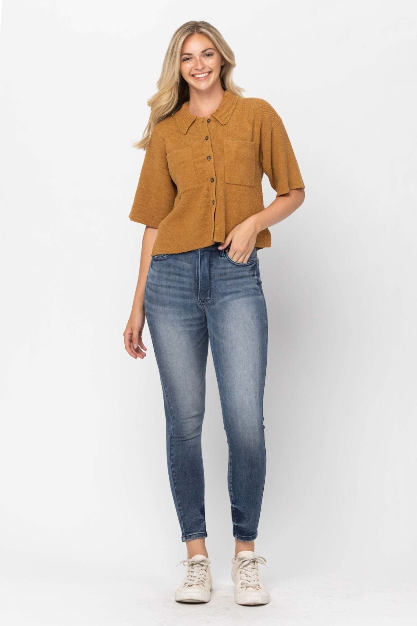 Keepin' Secrets Tummy Control Top Skinny Jean | Judy Blue | 88525 - Lavender Hills BeautyJudy Blue88525REG-DK-3(26)