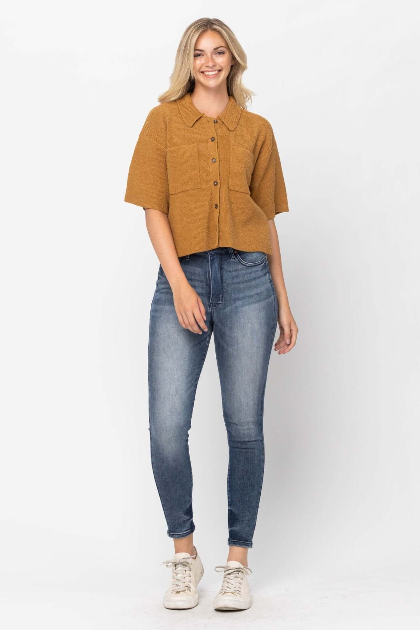 Keepin' Secrets Tummy Control Top Skinny Jean | Judy Blue | 88525 - Lavender Hills BeautyJudy Blue88525REG-DK-3(26)