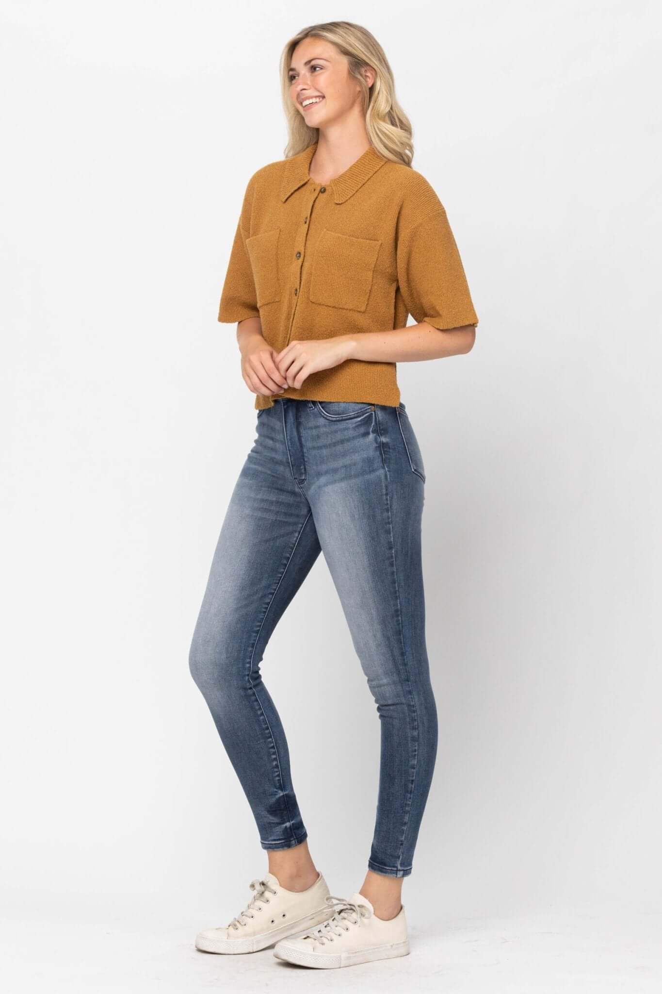 Keepin' Secrets Tummy Control Top Skinny Jean | Judy Blue | 88525 - Lavender Hills BeautyJudy Blue88525REG-DK-3(26)