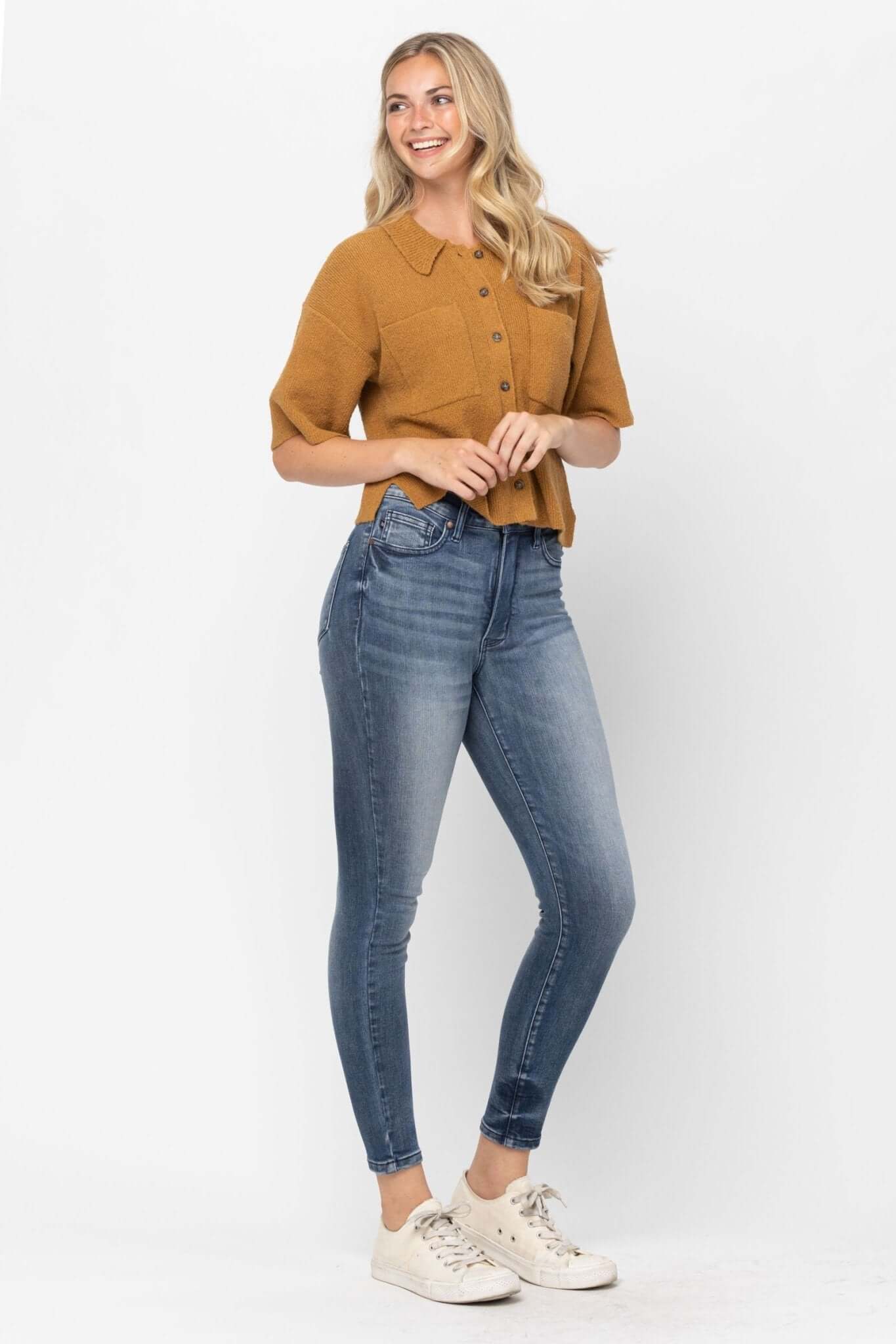 Keepin' Secrets Tummy Control Top Skinny Jean | Judy Blue | 88525 - Lavender Hills BeautyJudy Blue88525REG-DK-3(26)