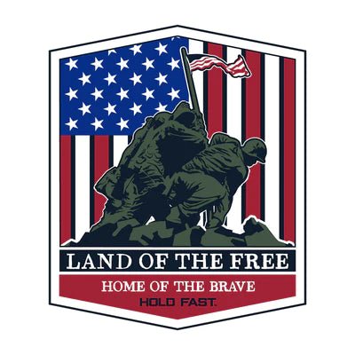 Land of the Free Sticker - Lavender Hills BeautyKerussoSTCK130