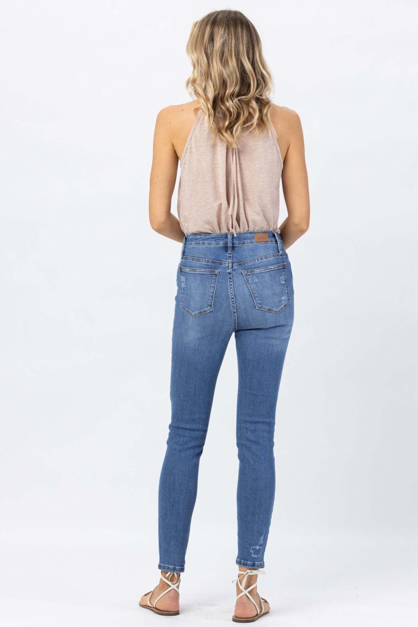 Lemon Patch High Rise Skinny Jeans | Judy Blue | 88233 - Lavender Hills BeautyJudy Blue88233REG-MD-0(24)
