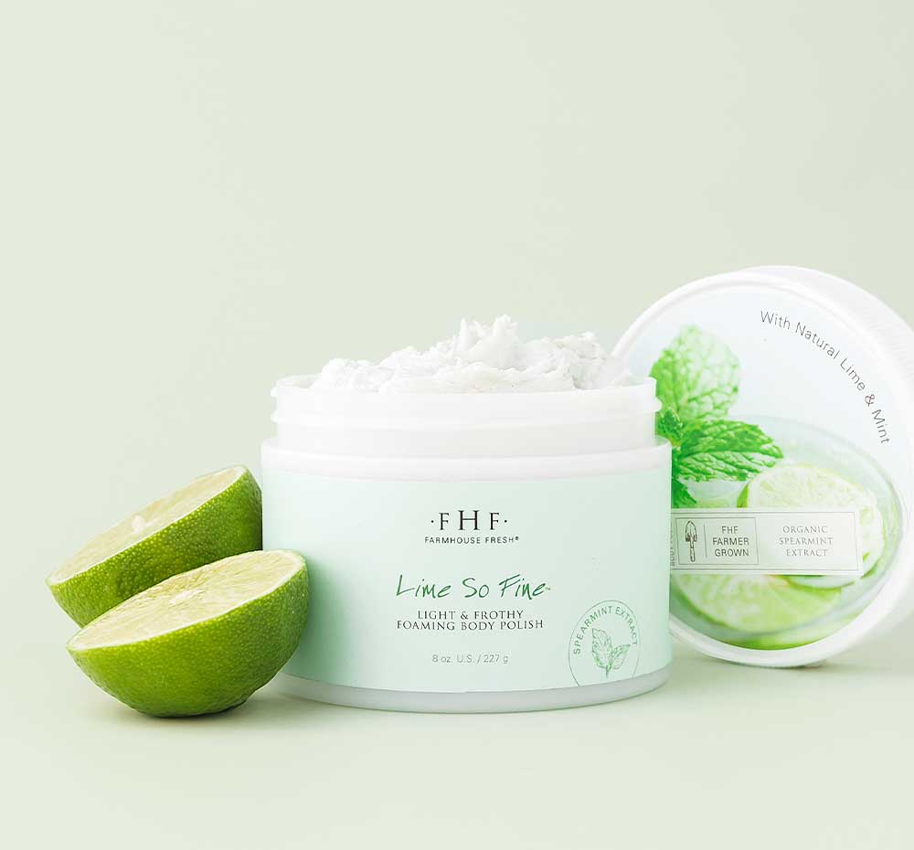 Lime So Fine™ Foaming Body Polish | FarmHouse Fresh - Lavender Hills BeautyFarmhouse Fresh12653RT