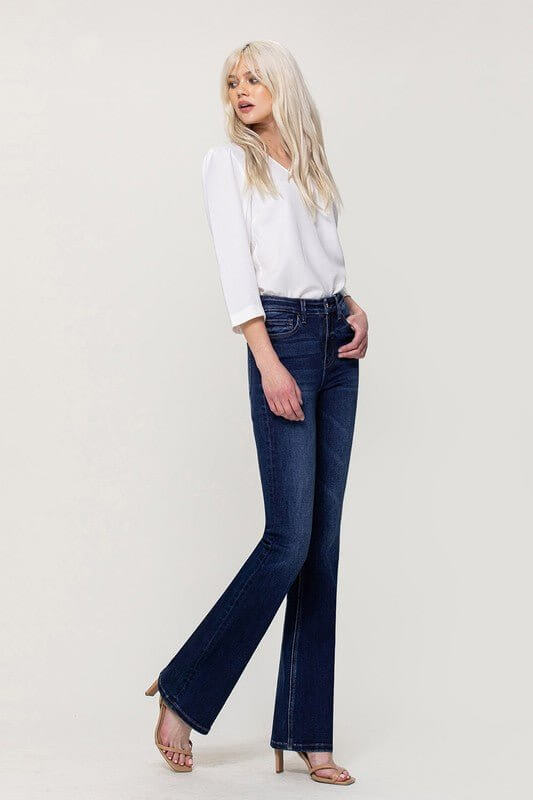 Little Sunshine Bella Mini Flare Jeans | Vervet by Flying Monkey | T5351 - Lavender Hills BeautyVervetT5351