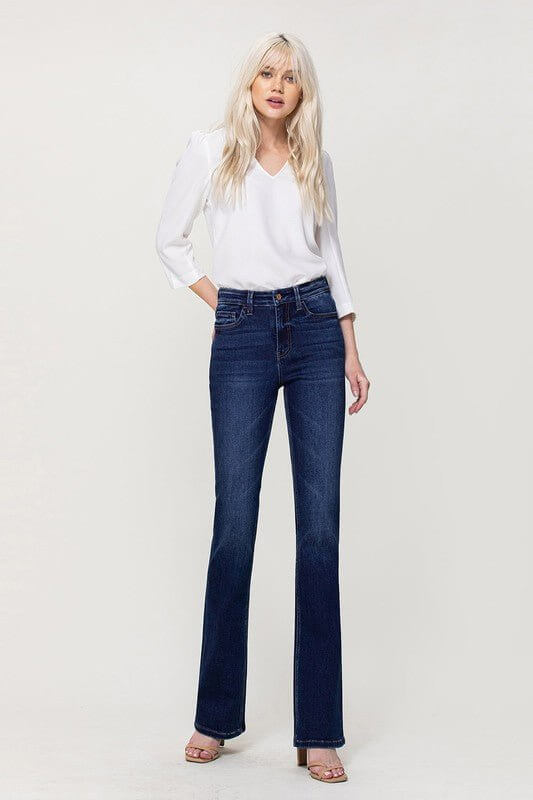 Little Sunshine Bella Mini Flare Jeans | Vervet by Flying Monkey | T5351 - Lavender Hills BeautyVervetT5351