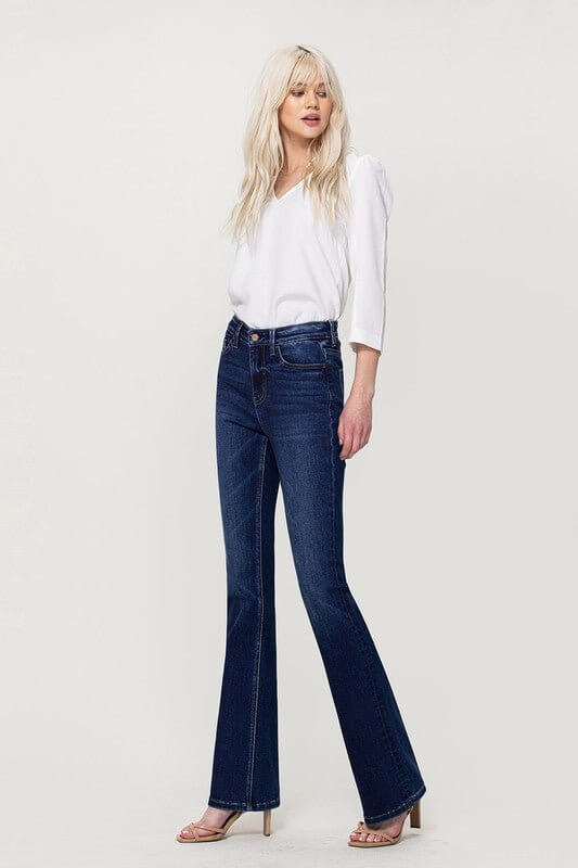 Little Sunshine Bella Mini Flare Jeans | Vervet by Flying Monkey | T5351 - Lavender Hills BeautyVervetT5351