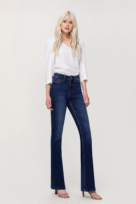 Little Sunshine Bella Mini Flare Jeans | Vervet by Flying Monkey | T5351 - Lavender Hills BeautyVervetT5351