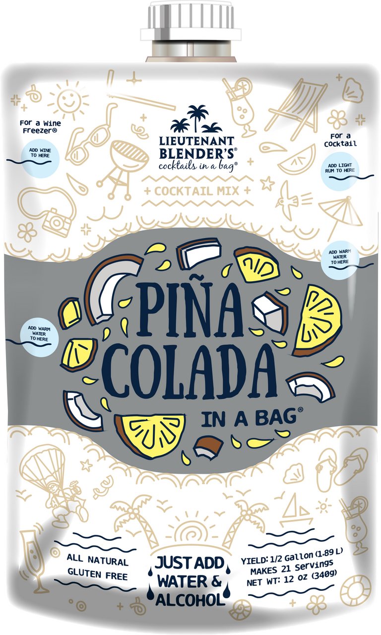 Pina Colada in a Bag | Lt Blender's - Lavender Hills BeautyLieutenant Blender'sNG-PINA-2L-12