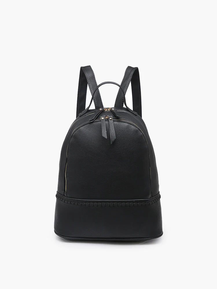 Marnie Backpack - Black | Vegan Leather - Lavender Hills BeautyJen & CoBP1985-BK