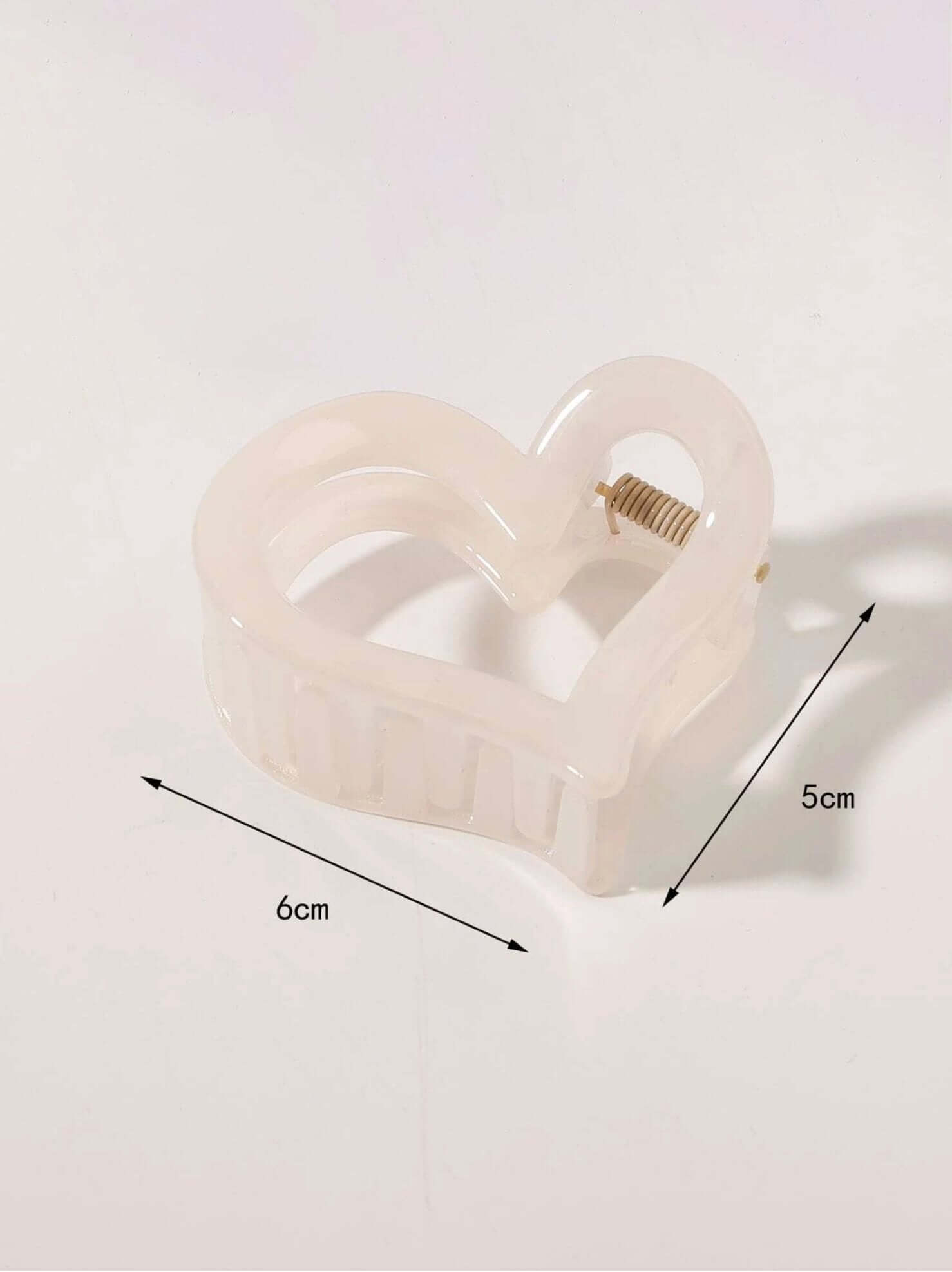 Medium Heart Shape Hair Clip - Purple Colors - Lavender Hills BeautyLavender Hills Beauty Studio