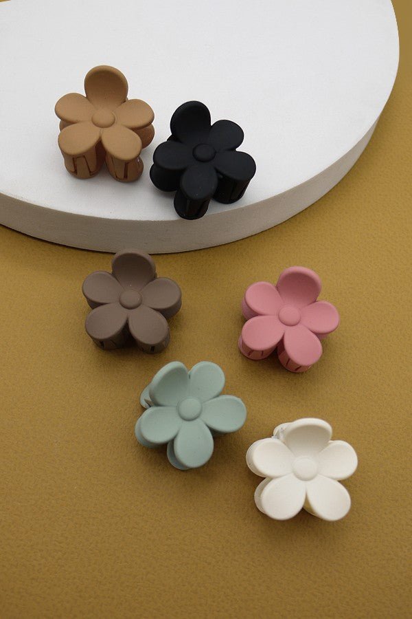 Mini Flower Hair Claw Clip - Set of 6 - Lavender Hills BeautyLavender Hills Beauty40H470
