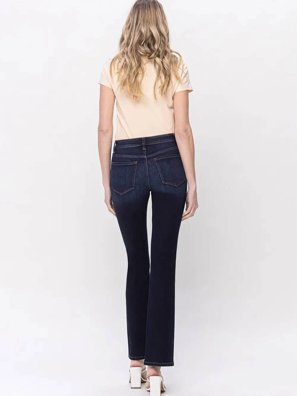 Miranda Mid Rise Bootcut Jean | Vervet by Flying Monkey | T5957 - Lavender Hills BeautyVervet