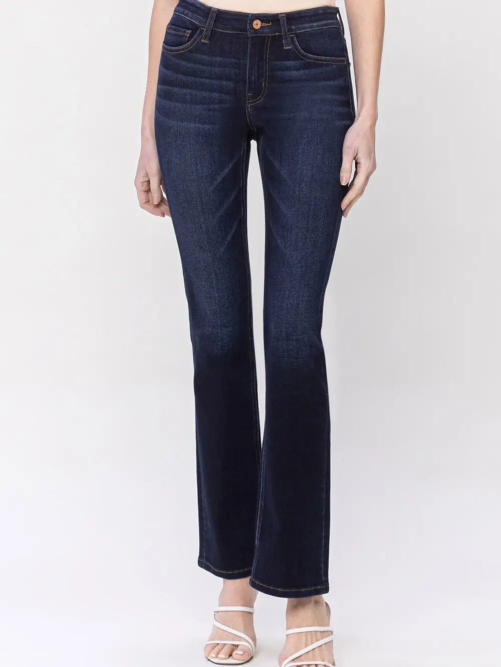 Miranda Mid Rise Bootcut Jean | Vervet by Flying Monkey | T5957 - Lavender Hills BeautyVervet