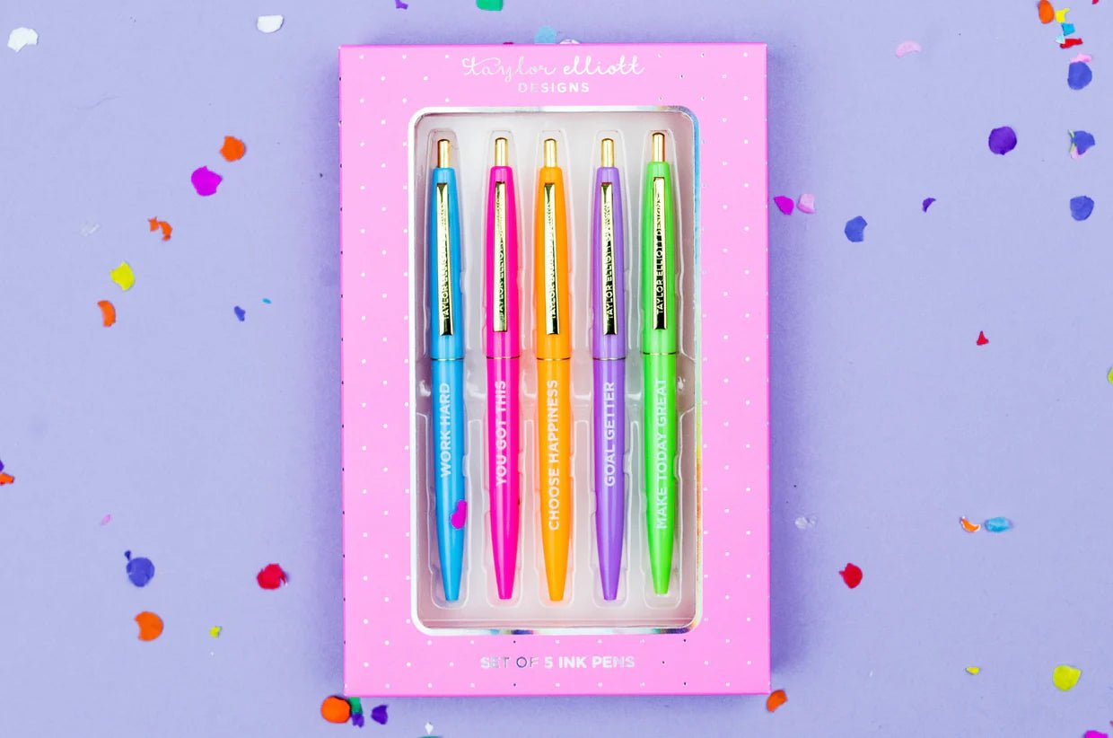 Motivational Pen Set - Lavender Hills BeautyTaylor Elliott Designs