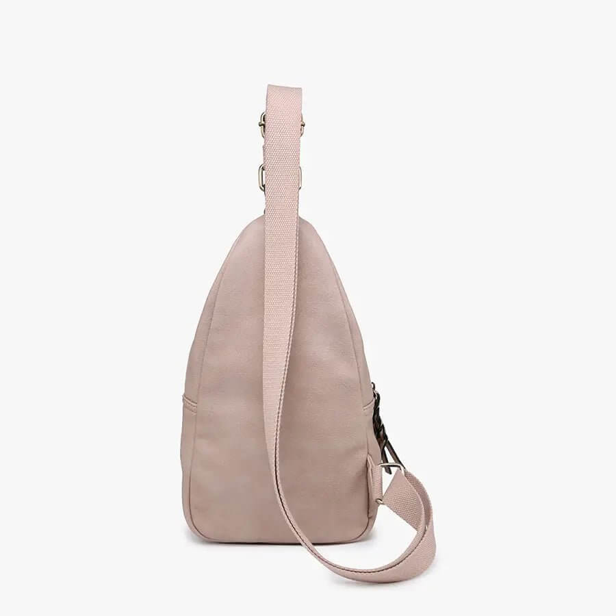 Nikki Dual Compartment Sling Pack Bag - Lavender Hills BeautyJen & Co