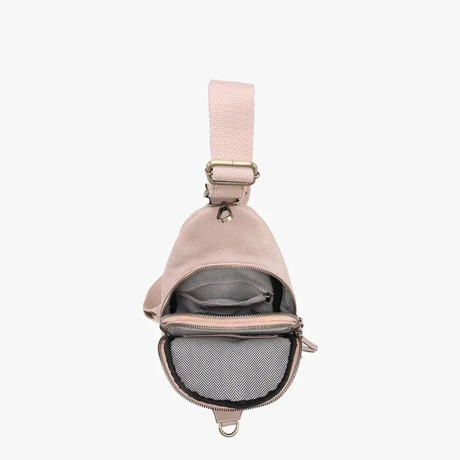 Nikki Dual Compartment Sling Pack Bag - Lavender Hills BeautyJen & Co
