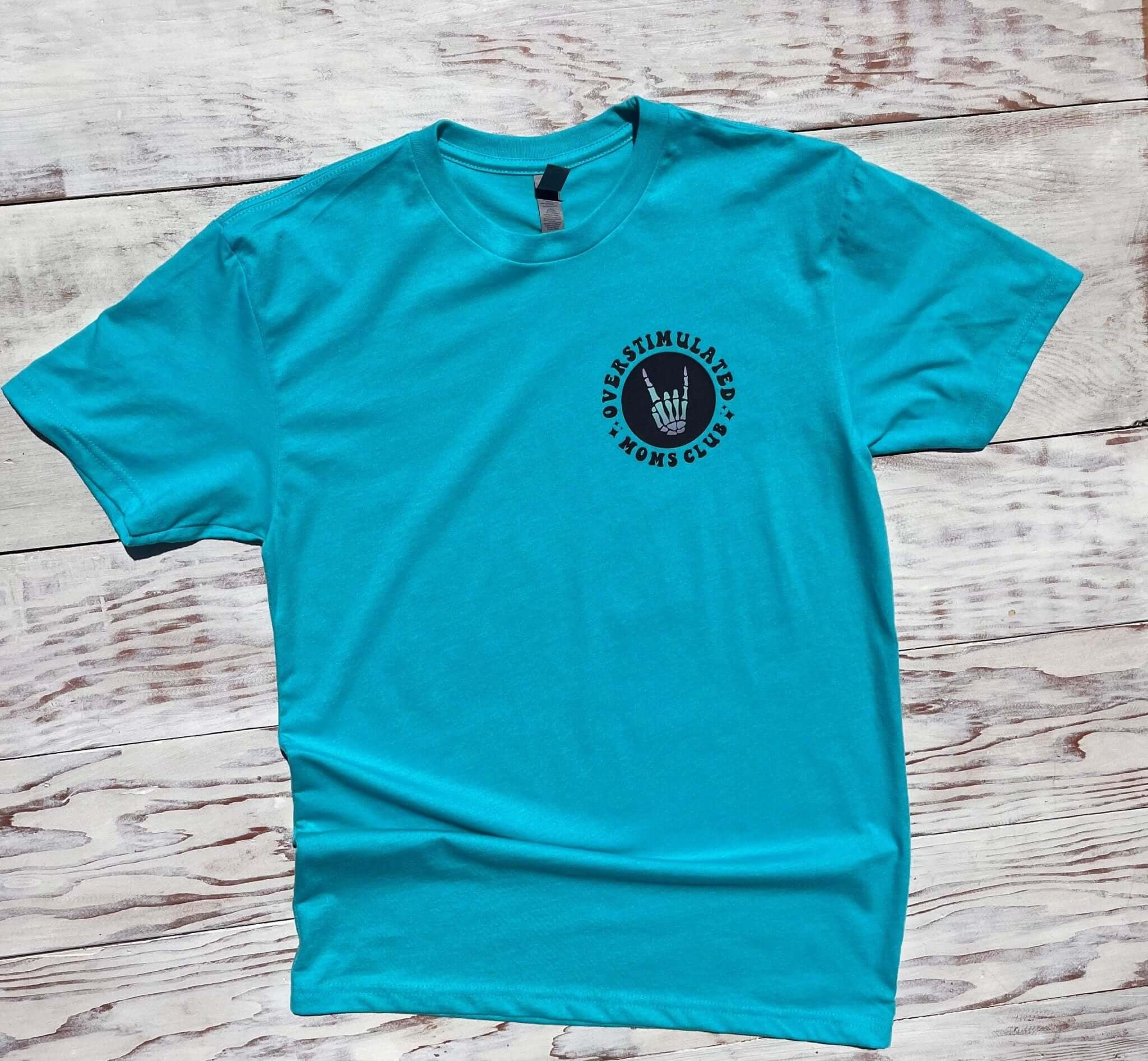 Overstimulated Moms Club Short Sleeve T-Shirt - Lavender Hills BeautyLavender Hills Beauty Studio