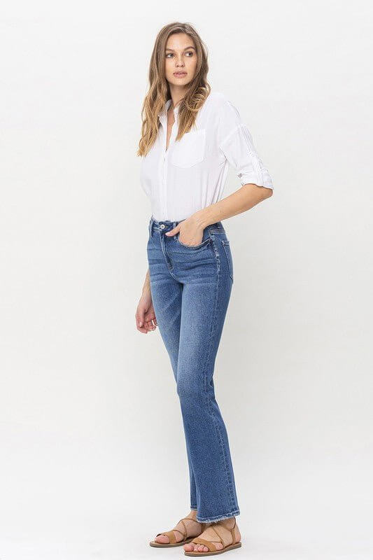 Paramount High Rise Slim Bootcut Jean | Lovervet by Vervet | LV1084 - Lavender Hills BeautyLovervet