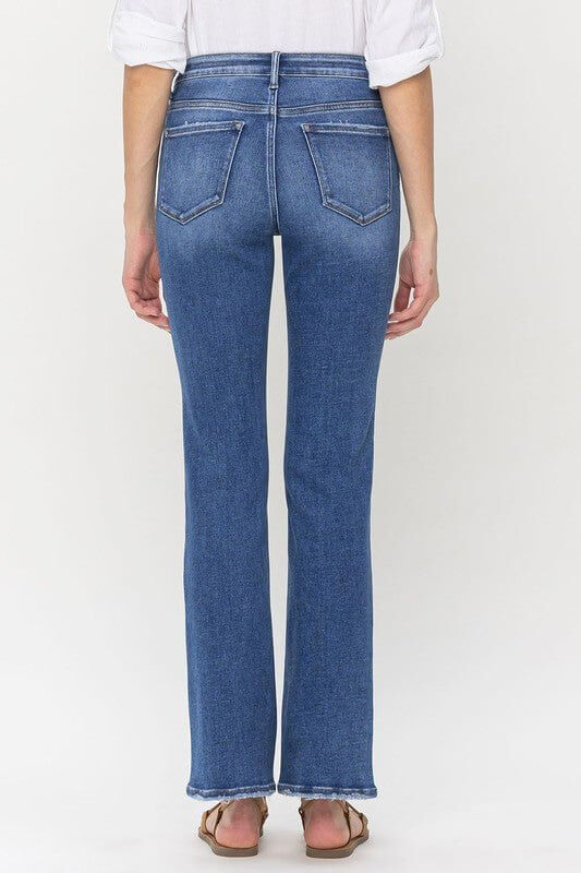 Paramount High Rise Slim Bootcut Jean | Lovervet by Vervet | LV1084 - Lavender Hills BeautyLovervet