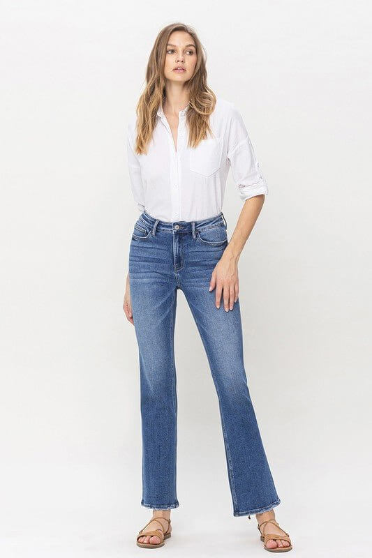 Paramount High Rise Slim Bootcut Jean | Lovervet by Vervet | LV1084 - Lavender Hills BeautyLovervet