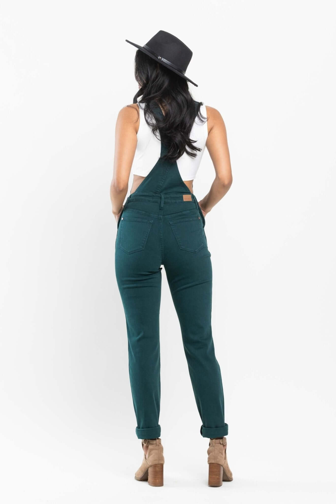 Peacock Boyfriend Overalls | Judy Blue | 88789 - Lavender Hills BeautyJudy Blue