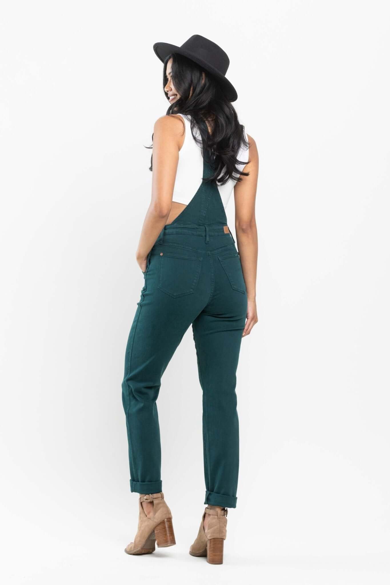 Peacock Boyfriend Overalls | Judy Blue | 88789 - Lavender Hills BeautyJudy Blue