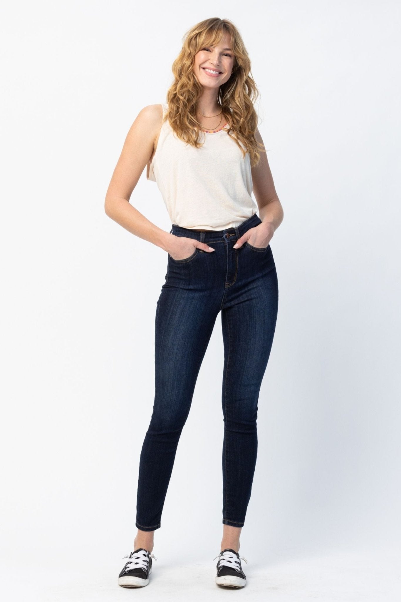 Canyon High Rise Phone Pocket Skinny Jeans