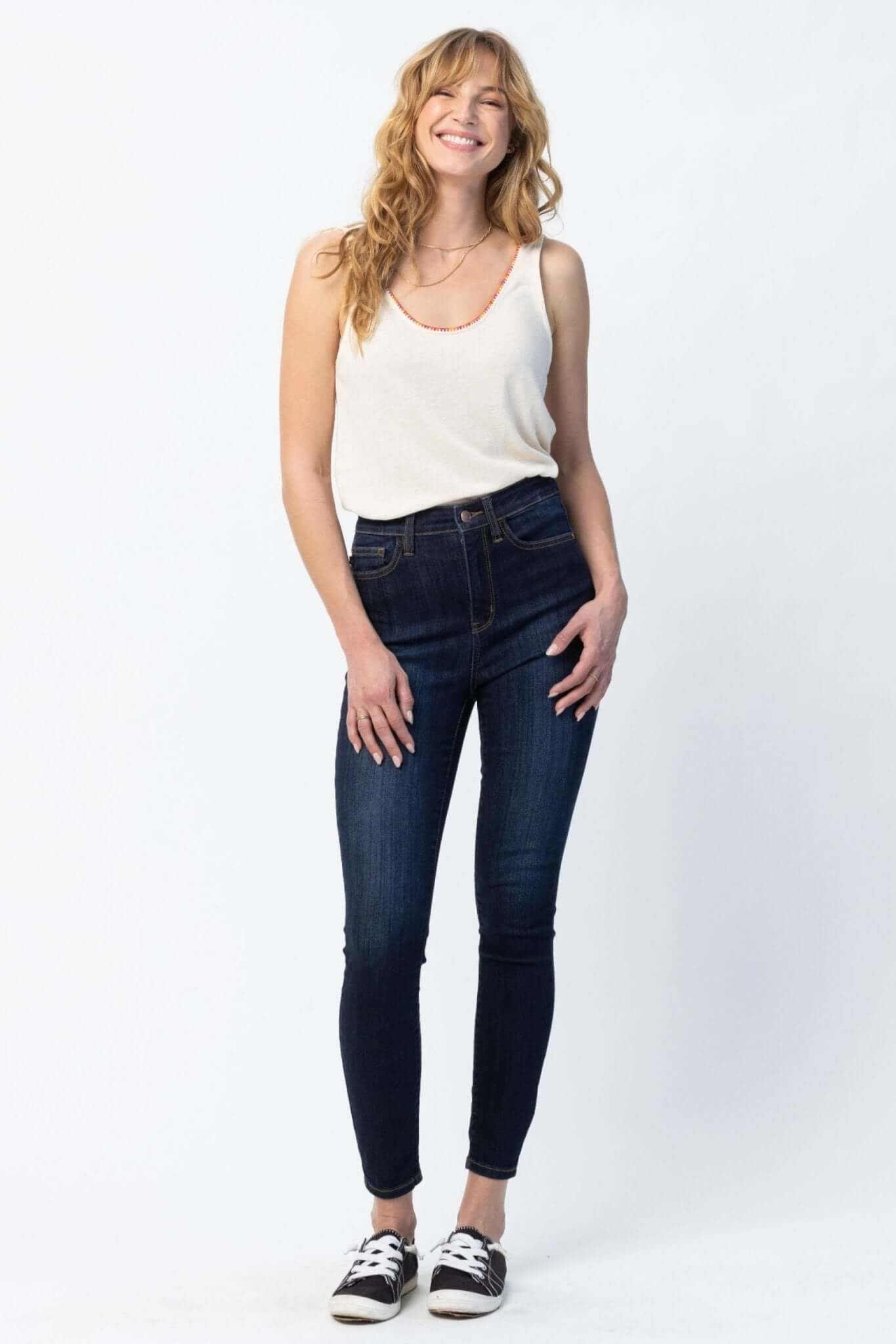Canyon High Rise Phone Pocket Skinny Jean - Lavender Hills BeautyJudy Blue82409REG-1