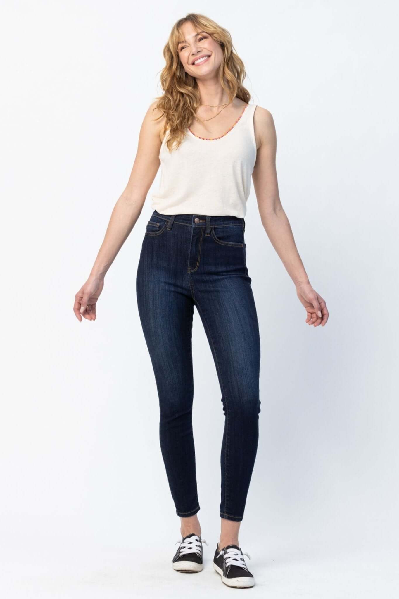 Canyon High Rise Phone Pocket Skinny Jean - Lavender Hills BeautyJudy Blue82409REG-1