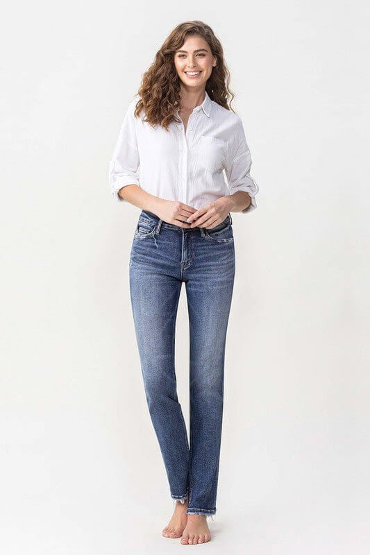 Pleasantly Straight Jean | Lovervet by Vervet | LV1027 - Lavender Hills BeautyLovervet